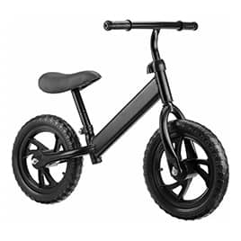 Bicicleta de metal sin pedales niño negra